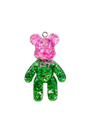 Подвеска Медвежонок сверкающий 45 мм