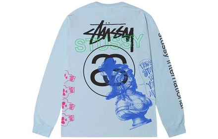 Толстовки Stussy SS23 Test Strike Pigment Dyed Ls Tee S T, 1994915