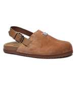 Кожаные мюли Dolce & Gabbana - коричневый(A80402 A4434)