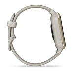 Смарт часы Garmin Venu Sq 2 Music Edition серый с безелем цвета кремового золота и силиконовым ремешком
