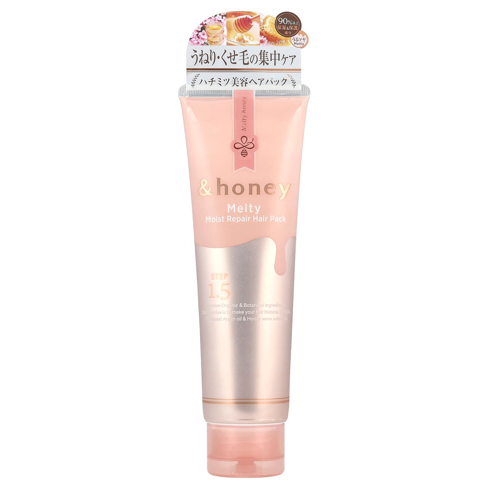&honey, Melty Moist Repair, восстанавливающая маска для волос, мед с восточной розой, 130 г (4,39 унции)