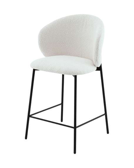 Стул полубарный Блейз букле белый