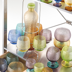 Набор рюмок для ликера 6шт IVV Multicolor ассорти