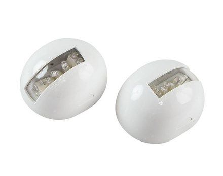 Огни бортовые светодиодные, белый корпус
