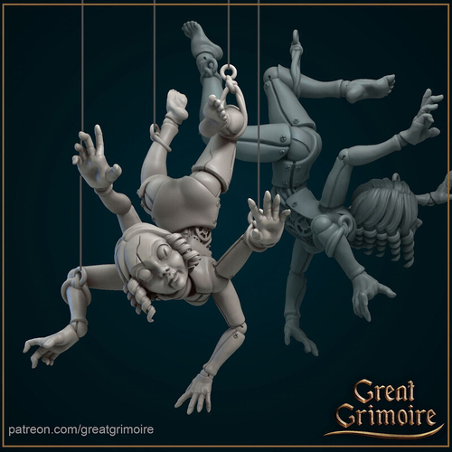 Марионетка Монстр Существо миниатюра для dnd, днд, pathfinder, фентези, Настольная игра, НРИ, Варгейм, РПГ