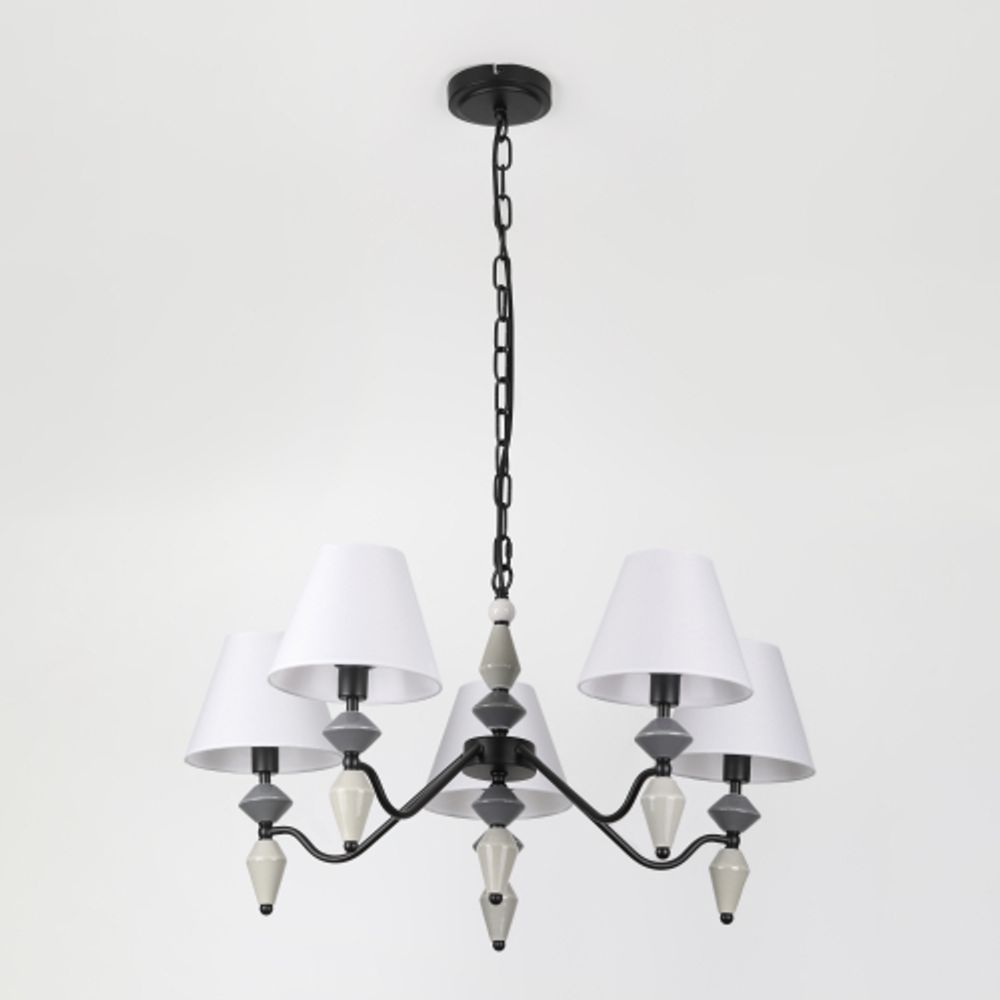 Люстра Rivoli   2096-305 5 х Е14 40 Вт классика