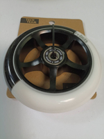 Колесо для самоката X-Treme 110*24 мм,  Iris, black-white