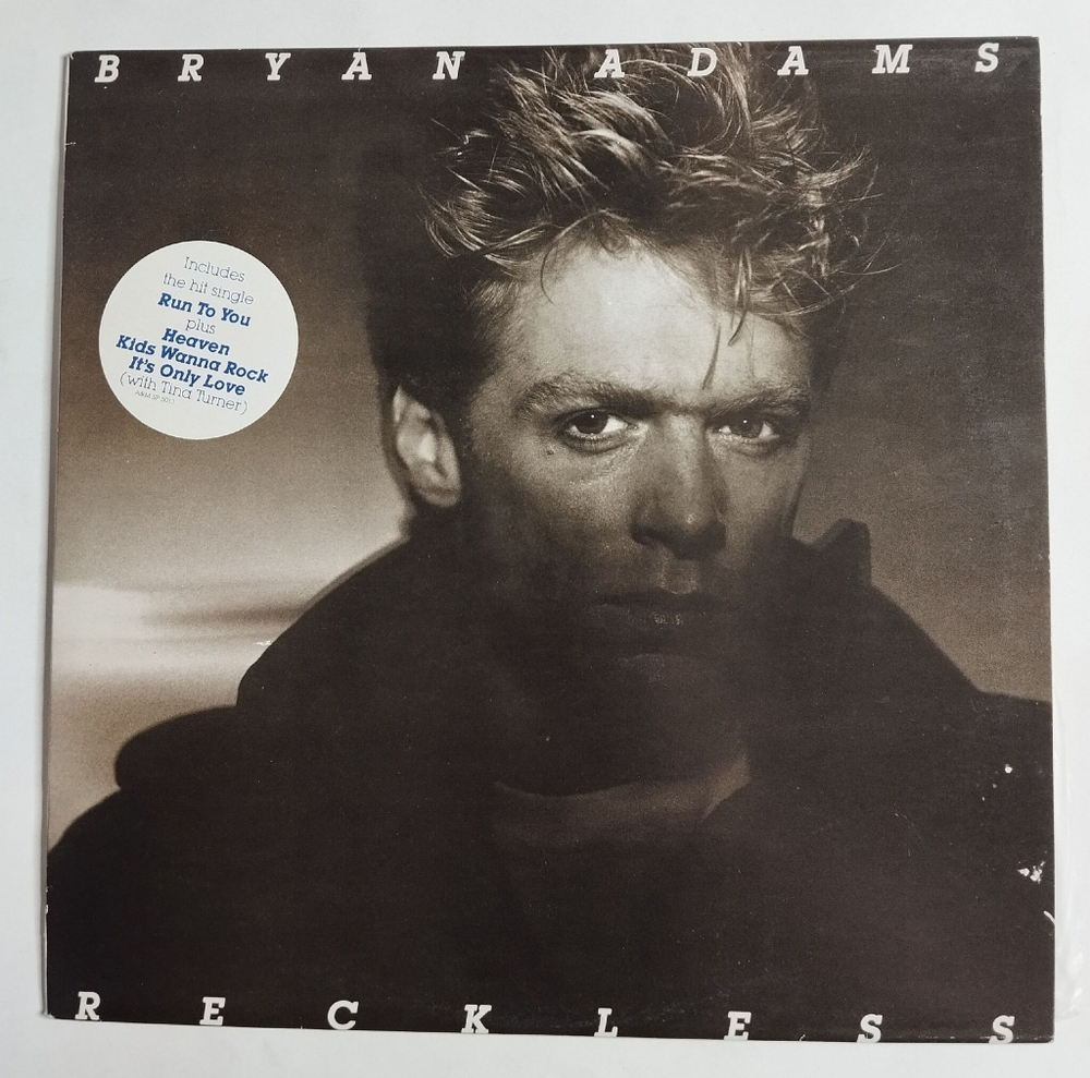 Винтажная виниловая пластинка LP Bryan Adams Reckless (Югославия 1985)