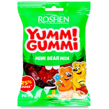 Мармелад Yumm! Gummi Mini Bear Mix 70 гр