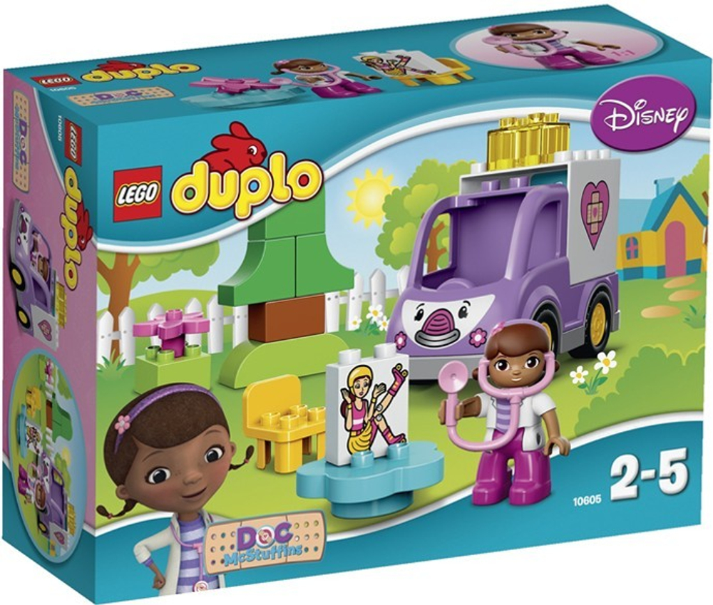 LEGO Duplo: Скорая помощь Доктора Плюшевой 10605 — Doc McStuffins Rosie the Ambulance — Лего Дупло