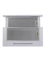 Кухонная вытяжка MACBI B-MTA-G60GW WHITE 1200м3/ч Белая, Жесты+Wi-Fi, авто выдвижная