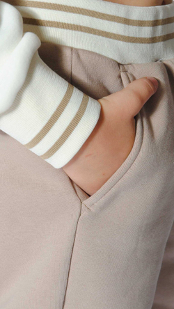 Брюки трикотажные с начесом для мальчика 4-8 лет Fleur de Vie