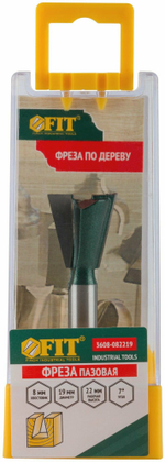 Фреза пазовая "Ласточкин хвост" DxHxL=19x22x52.5мм (3608-082219)