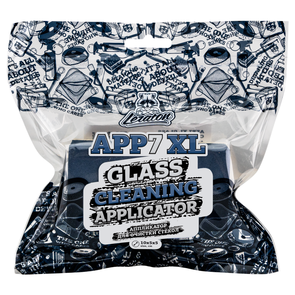 LERATON Glass Cleaning Applicator APP7XL Аппликатор для очистки стекла (10х5х5 см)