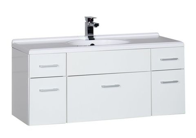 Тумба с раковиной Aquanet Данте 110 белый