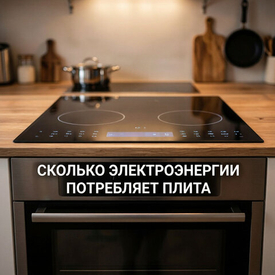 Сколько электроэнергии потребляет плита