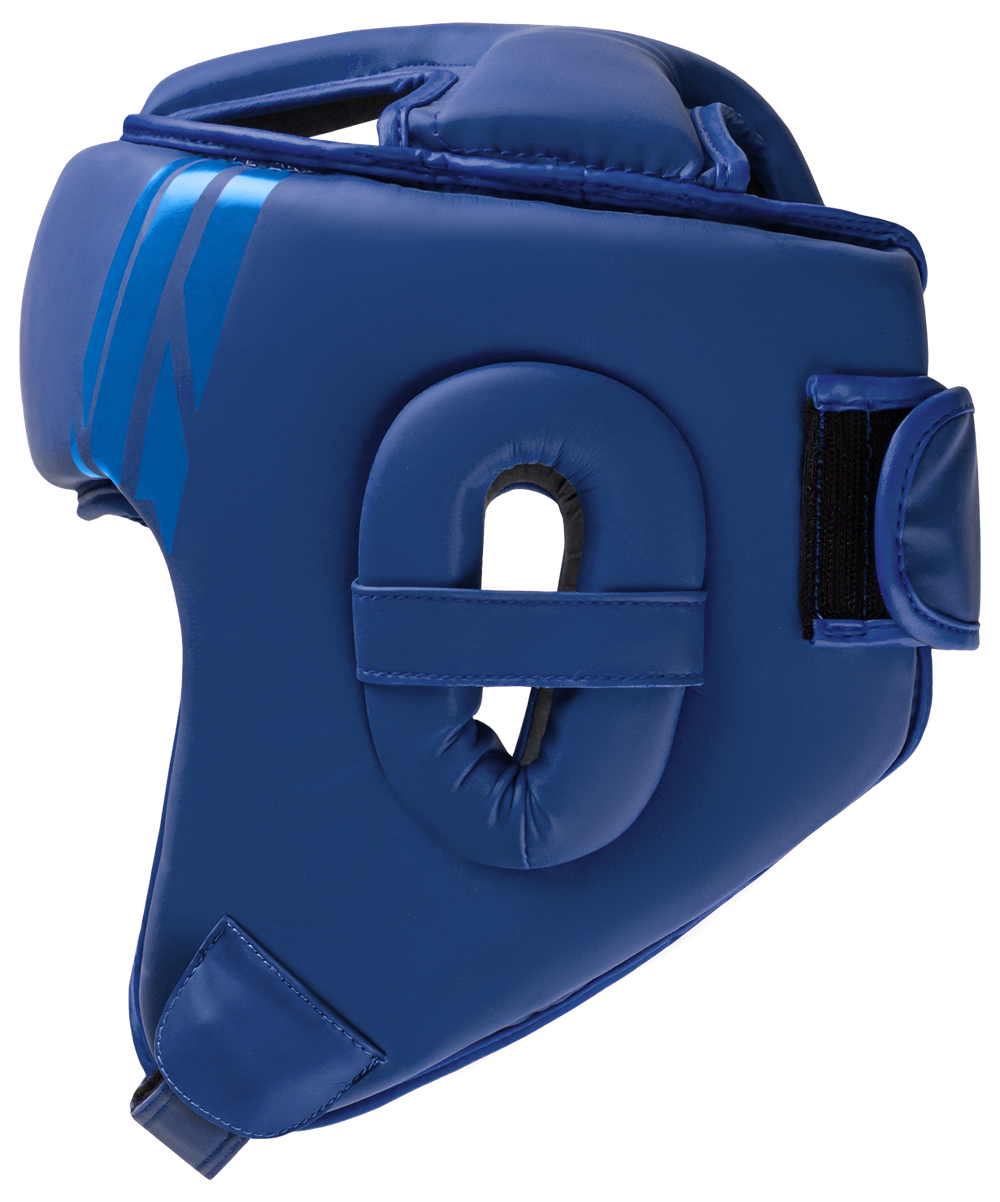 Шлем открытый ORO, ПУ, синий