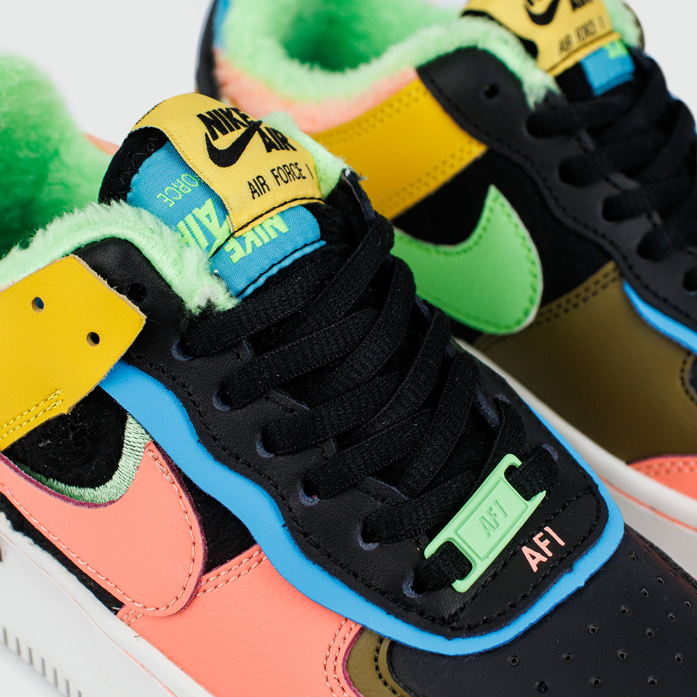 Кроссовки Nike Air Force 1 Low Shadow Fur Color Mix