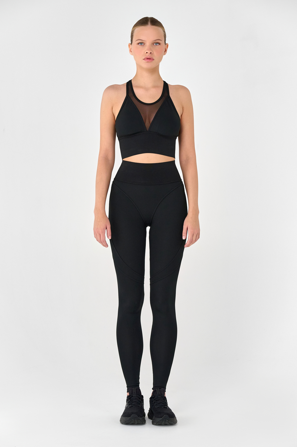 Леггинсы завышенные с поддержкой 10 см