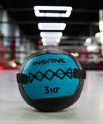 Медбол IN24-WB100, 3 кг, голубой