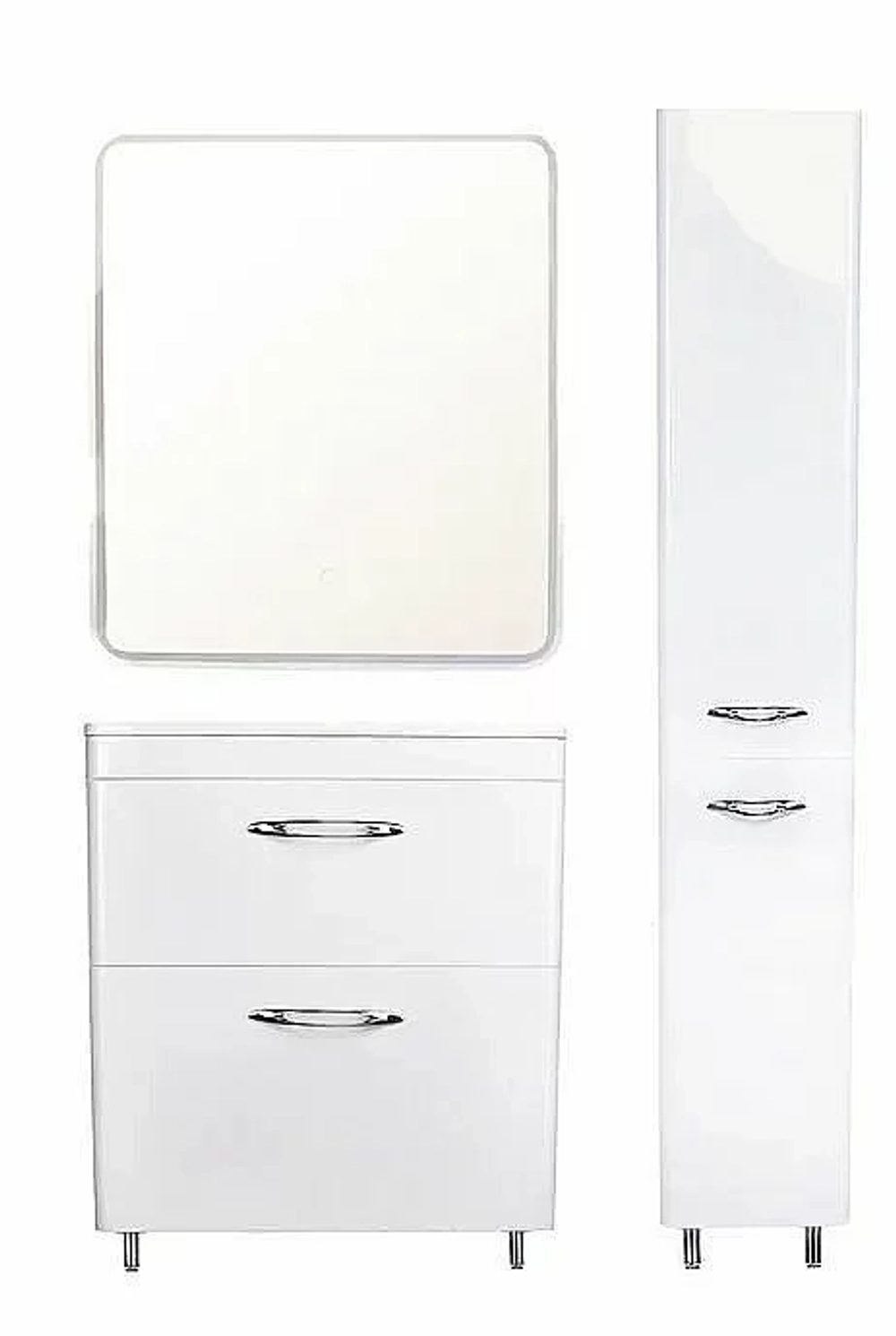 Тумба с раковиной Style Line Каре Люкс 70