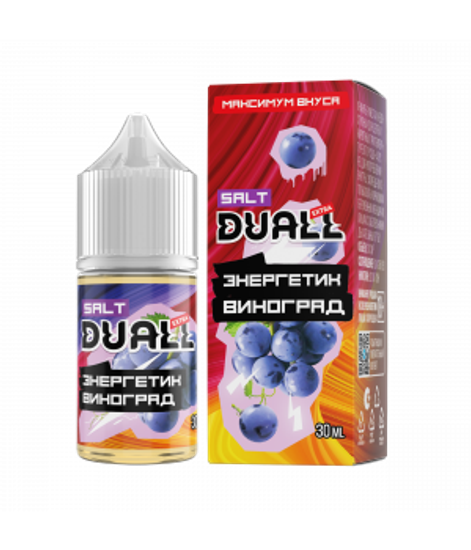 Жидкость Duall Extra, 30 мл, Hard Энергетик Виноград