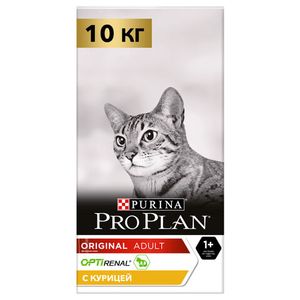 Сухой корм Pro Plan Original для кошек, для поддержания здоровья почек с курицей