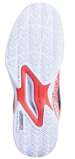 Детские теннисные кроссовки Babolat Jet Mach 3 Junior Clay - Red