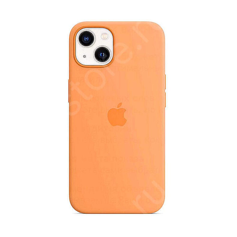 Чехол для iPhone Apple iPhone 13 Mini Silicone Case Peach