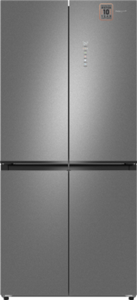 Холодильник Weissgauff WCD 450 Bru Steel Glass NoFrost Inverter