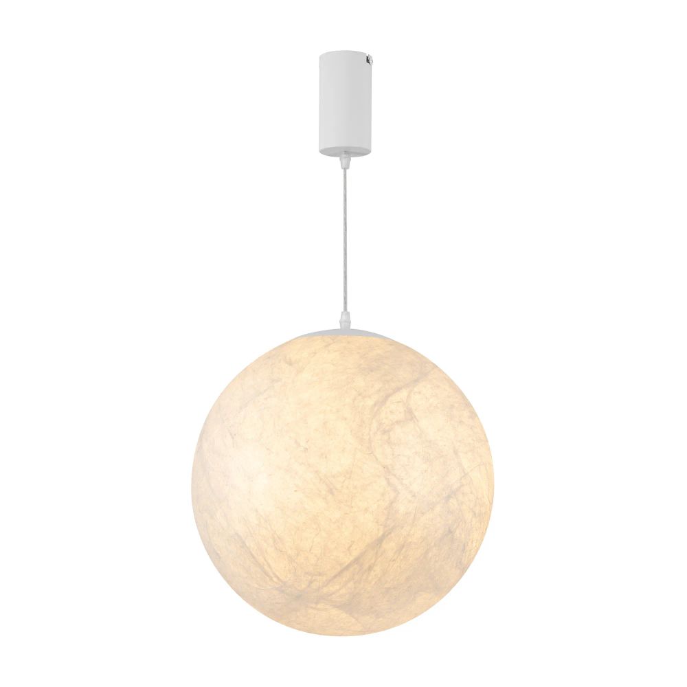 Светильник SP-SILKA-HANG-R400-12W Warm2700 (WH, 330 deg, 230V) (Arlight, IP20 Натуральный шелк, 3 года) 056880