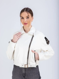 Косуха кожаная куртка женская Турция