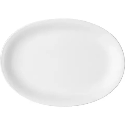 Блюдо «Бонн» овальное фарфор ,L=32,3,B=22,8см белый