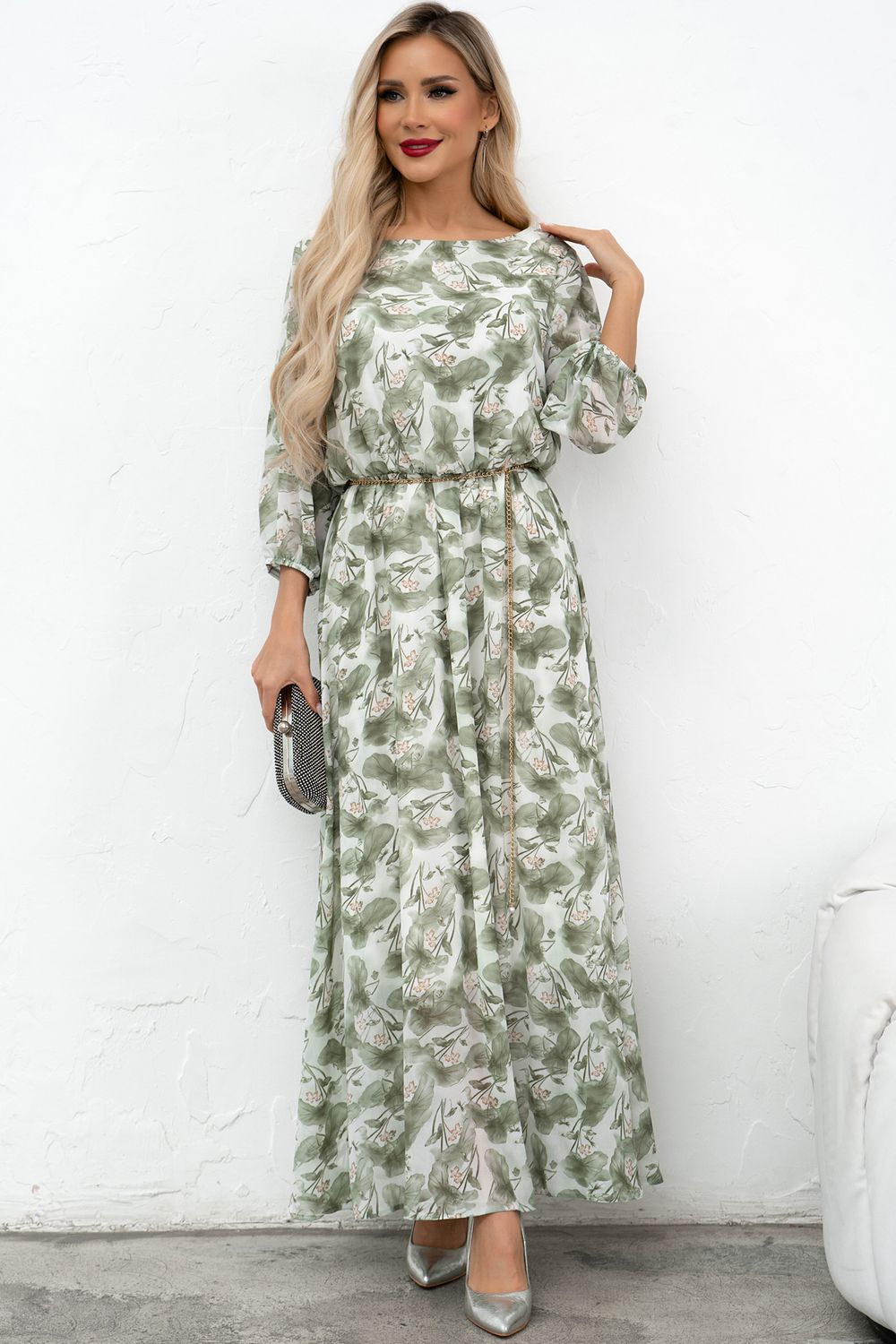 Платье Софитель (оливковый) Р11-1209/4 Nikol