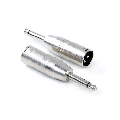 INVOTONE AD460 - переходник джек моно 6.3мм, XLR 3P, корпус металл