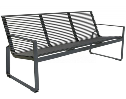 Диван стальной Глория