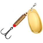 Блесна вертушка для рыбалки AQUA ESTI ROCKET-5 17,0g, золото, 1 штука. Товар уцененный