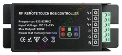 Светодиодный RGB контроллер с сенсорным радиопультом (7 кнопок)