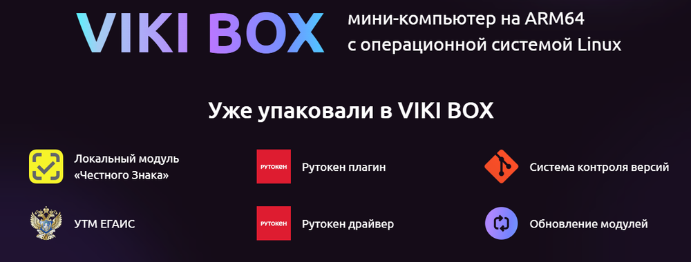 Мини-ПК Viki BOX 4/64 Гб