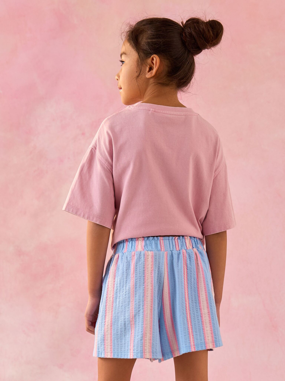 Шорты для девочки Next AH9-461, Голубой