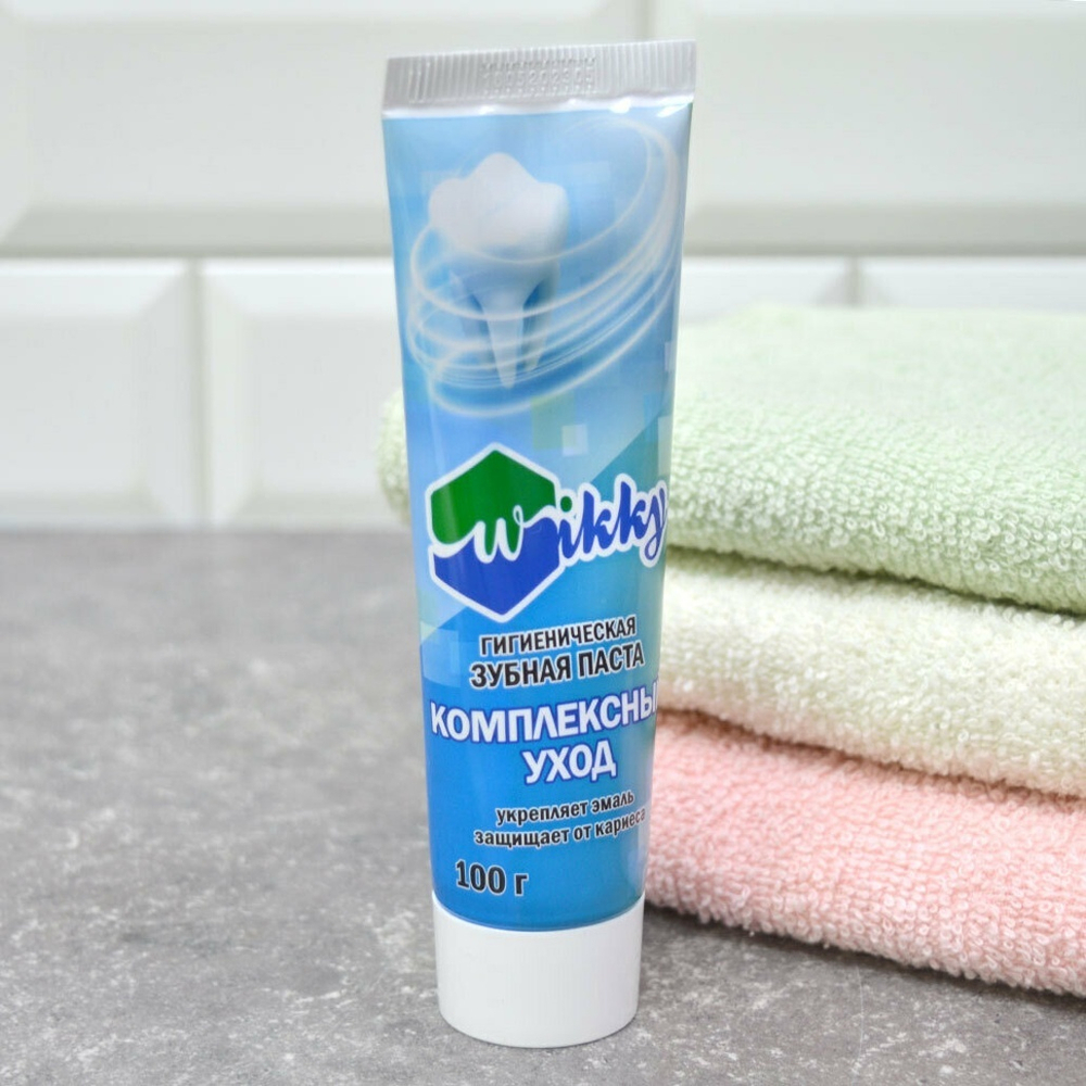 Зубная паста "Комплексный уход" 100г, Wikky