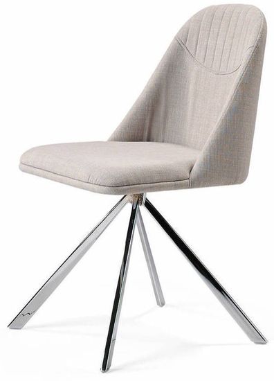 Поворотный стул Espacio Malva F3216 /4020 серый Испания 