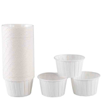 Бумажные формы для маффинов 50*40 мм белые усиленные с ламинацией 1000 шт