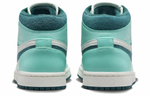 Кроссовки Jordan Air Jordan 1 Mid "Bleached Turquoise" (Женская размерная сетка)