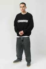 Толстовка Codered крюнек Firm Wide Logo 23 R Черный