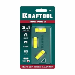 Магнитный компактный уровень 100 мм, KRAFTOOL 34861-010