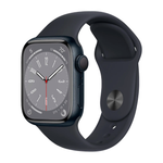 Умные часы Apple Watch Series 8 GPS, 41mm, Aluminium Case with Sport Band M/L, Midnight (Тёмная ночь)