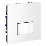 Датчик движения встраиваемый VOLTUM S70, (белый матовый)