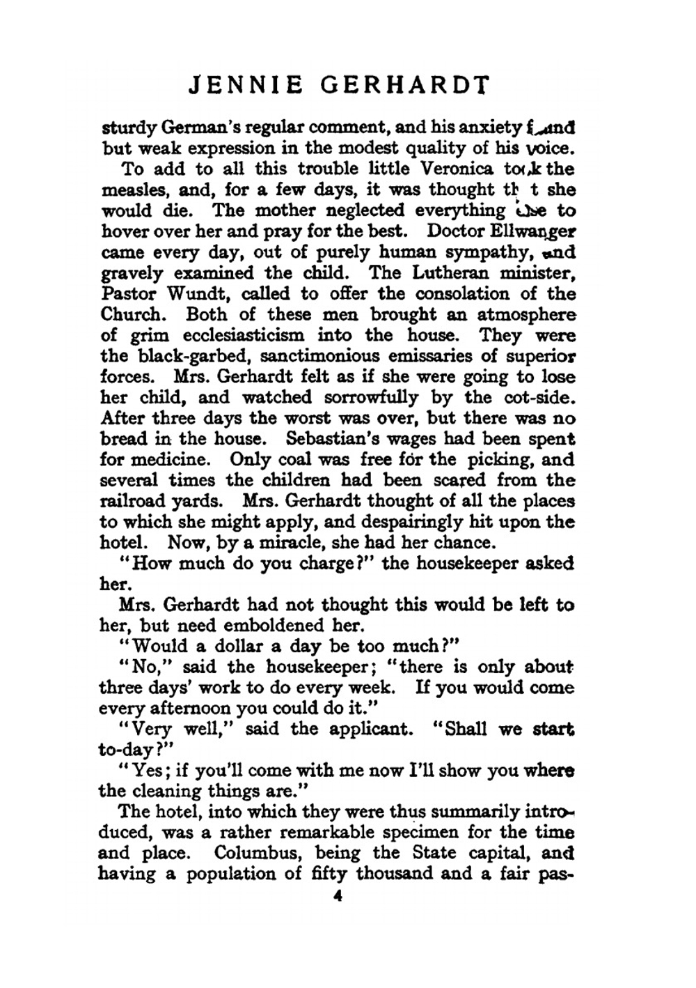 Jennie Gerhardt. A novel | Dreiser Theodore