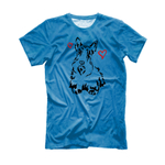 Футболка двусторонняя "Скотч - любовь"